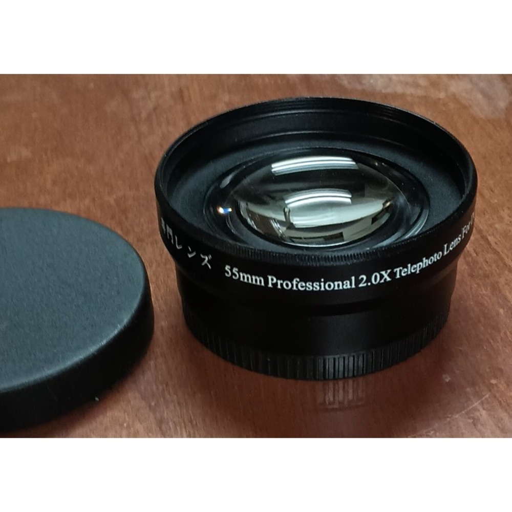 55mm 2.0X Telephoto Conversion Lens Made in Japan for DC DV Cameras